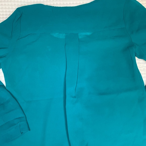 Teal Charlotte Russe blouse - Picture 7 of 9